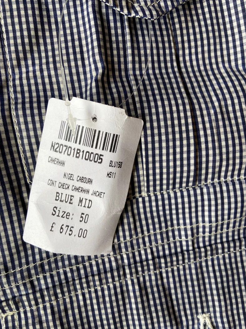 Nigel Cabourn Nigel Cabourn Cont Check Cameraman Jkt Size US L / EU 52-54 / 3 - 6 Thumbnail