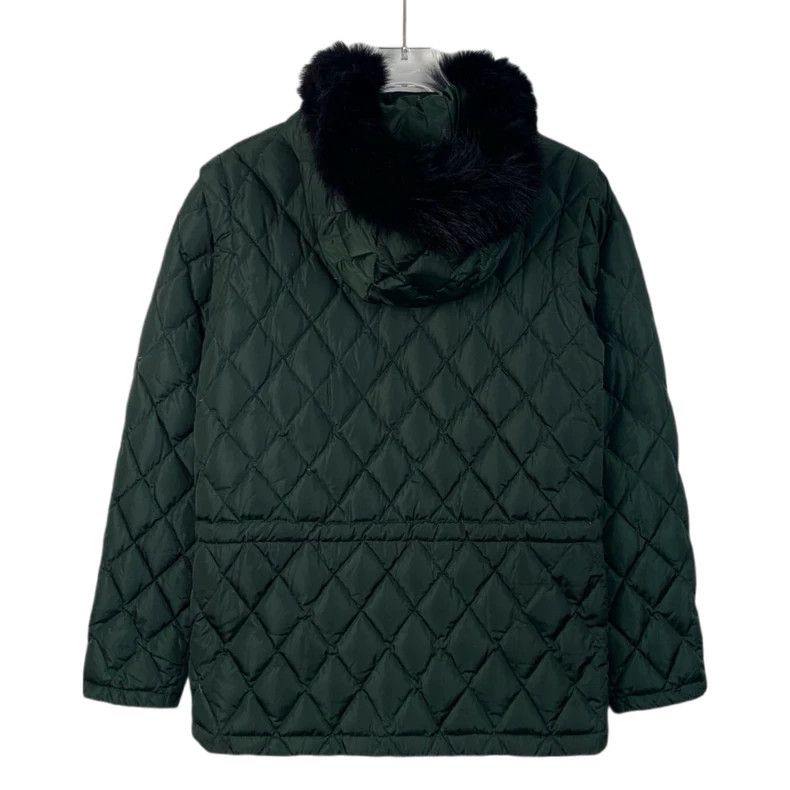 Louis Vuitton Louis Vuitton Green Quilted Hooded Down Coat Size US XS / EU 42 / 0 - 2 Thumbnail