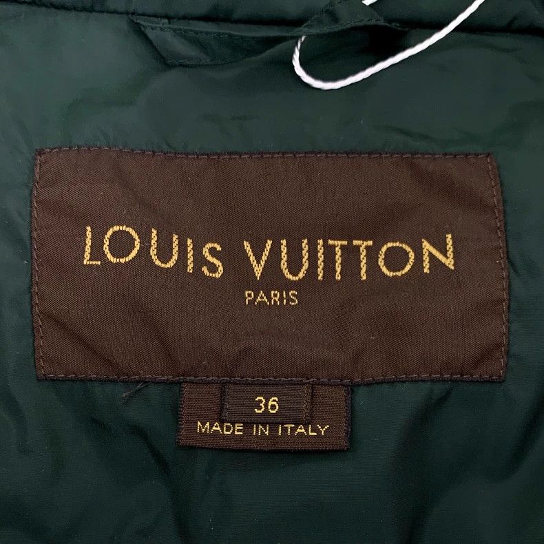 Louis Vuitton Louis Vuitton Green Quilted Hooded Down Coat Size US XS / EU 42 / 0 - 5 Thumbnail
