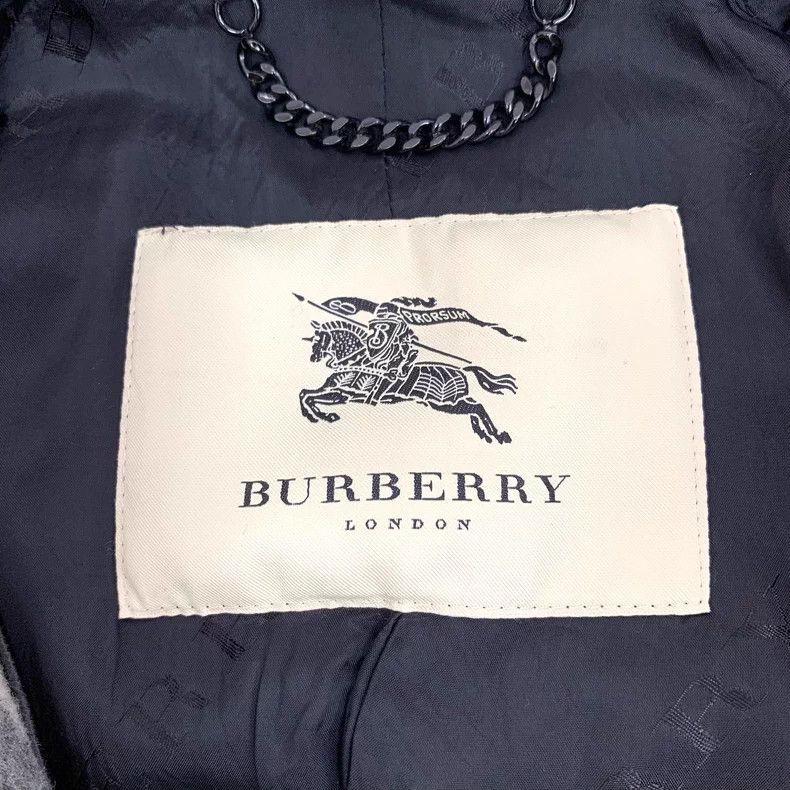 Burberry Burberry Colorblock Stripe Wool Coat Size US M / EU 48-50 / 2 - 5 Thumbnail