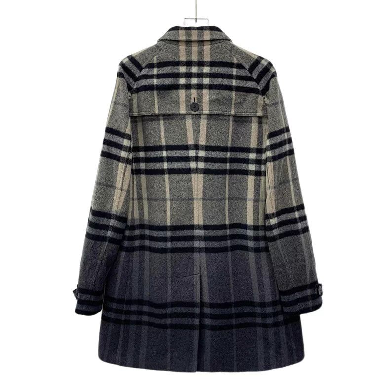 Burberry Burberry Colorblock Stripe Wool Coat Size US M / EU 48-50 / 2 - 2 Thumbnail
