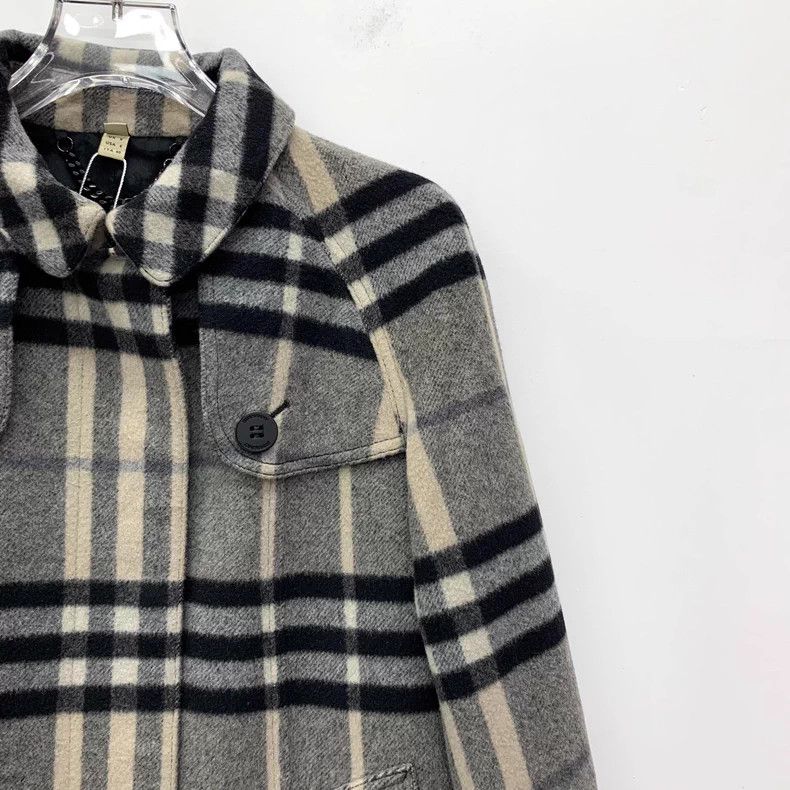 Burberry Burberry Colorblock Stripe Wool Coat Size US M / EU 48-50 / 2 - 3 Thumbnail