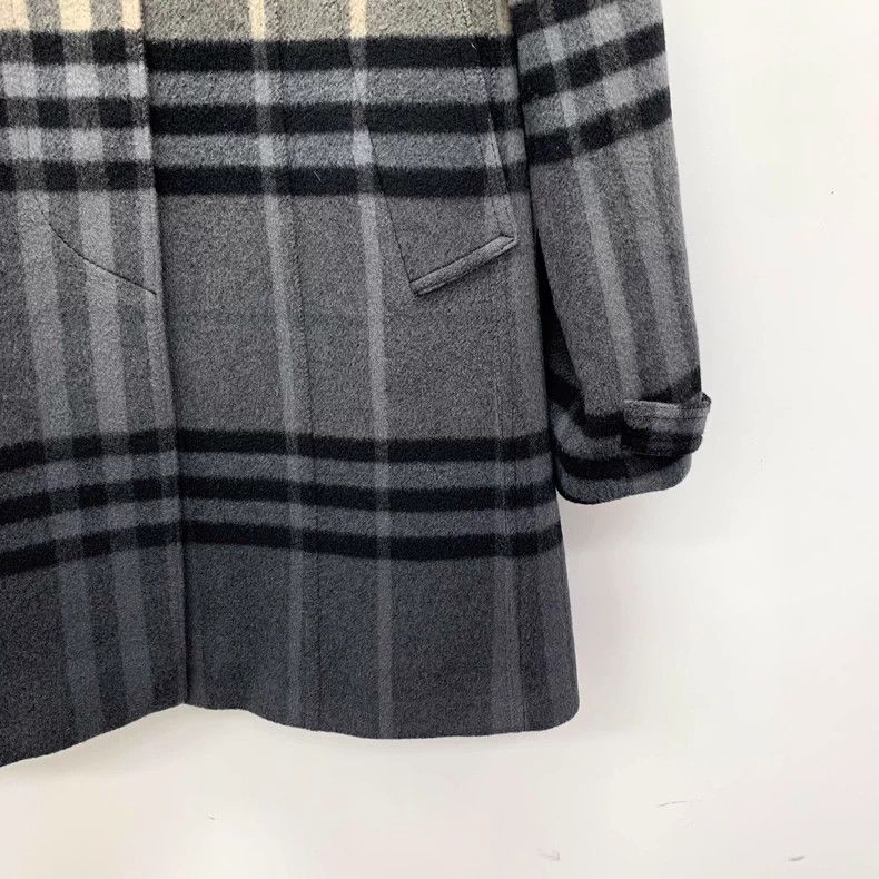 Burberry Burberry Colorblock Stripe Wool Coat Size US M / EU 48-50 / 2 - 4 Thumbnail