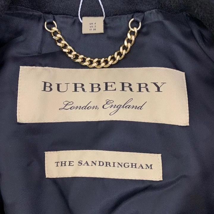 Burberry Burberry Black Cashmere Long Coat Size US XS / EU 42 / 0 - 5 Thumbnail