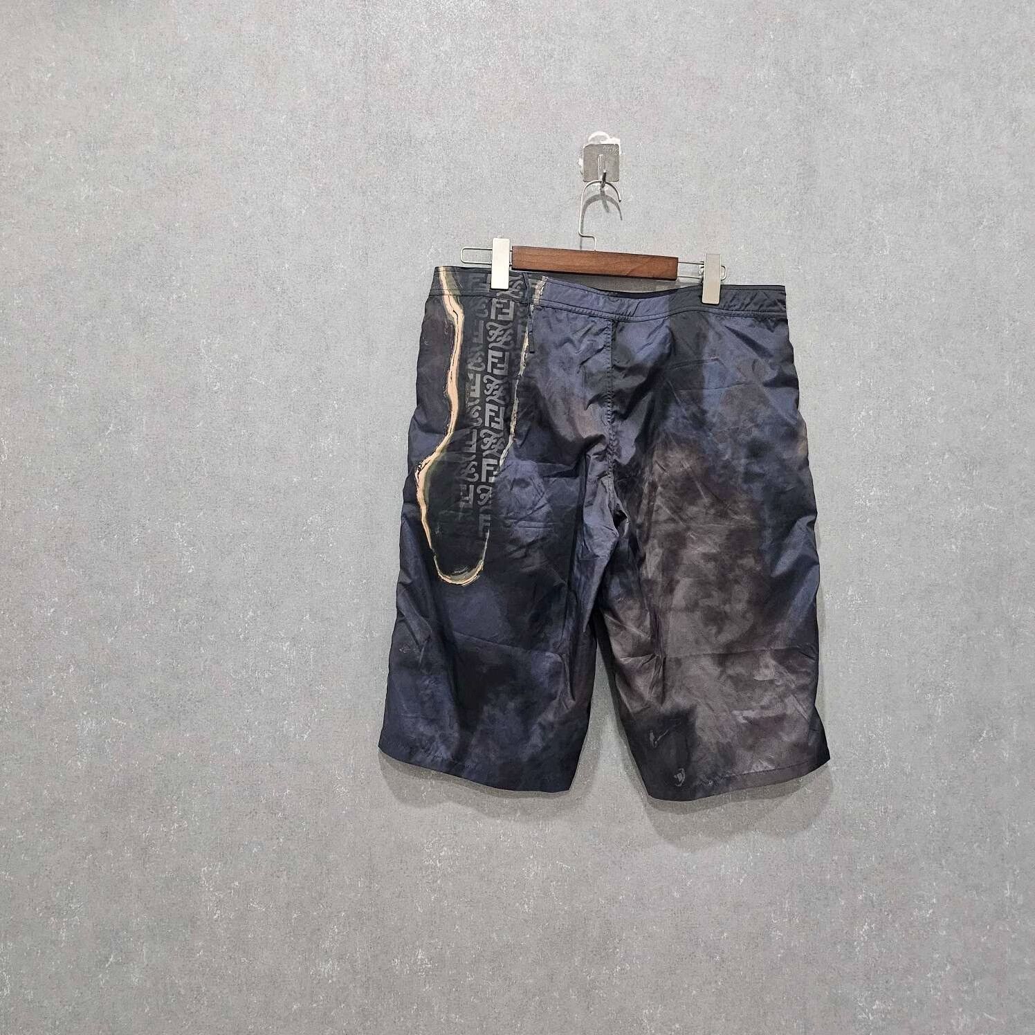 Fendi Fendi Tie-Dye Abstract Print Casual Shorts Size US 30 / EU 46 - 2 Thumbnail
