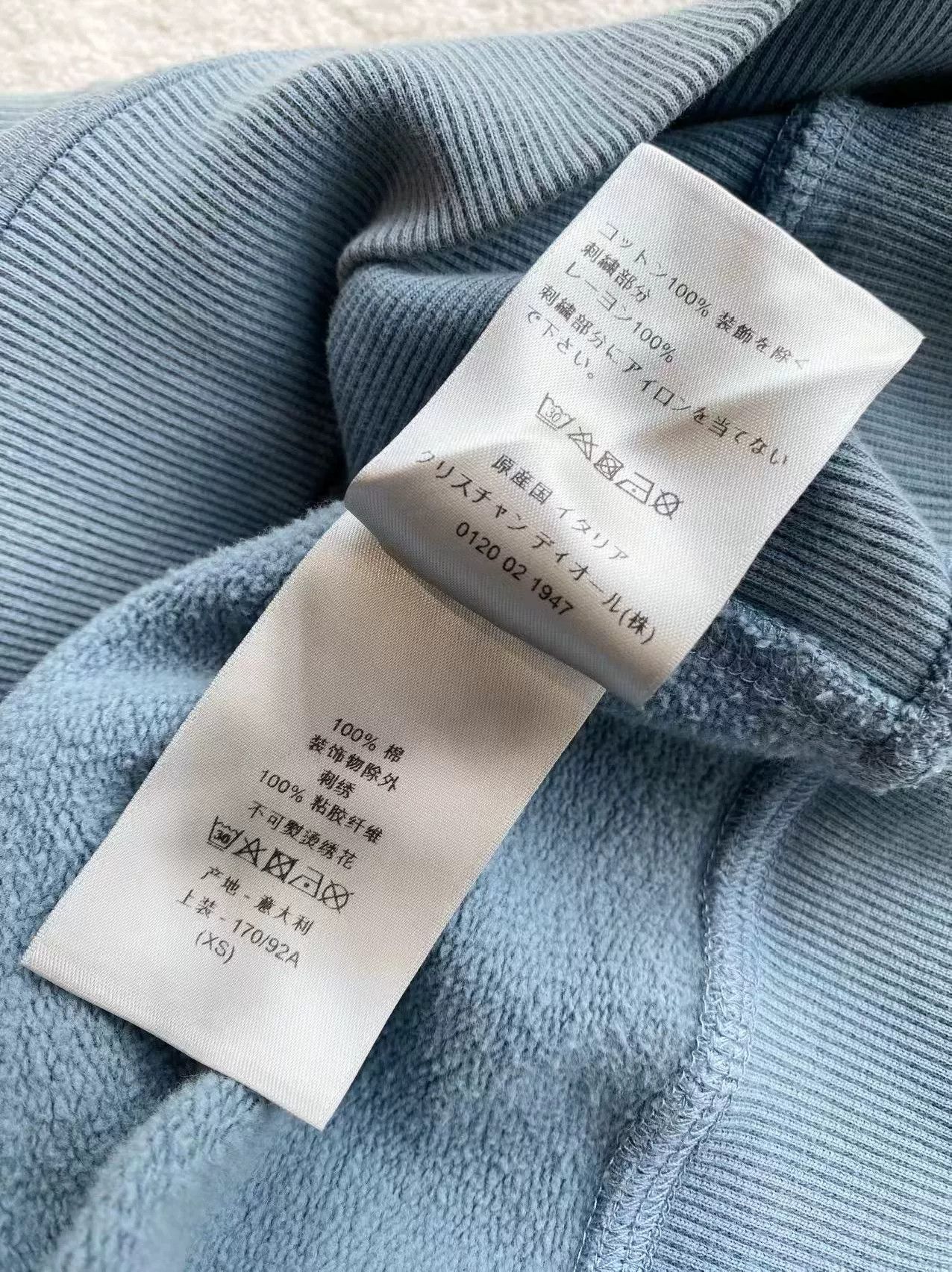 Dior blue dior starry logo sweatshirt xs size Size US XS / EU 42 / 0 - 6 Thumbnail