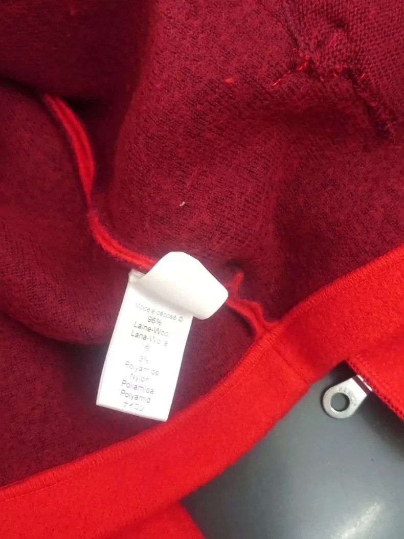 Kenzo Kenzo Red Wool Blend Jacket Size US S / EU 44-46 / 1 - 9 Thumbnail