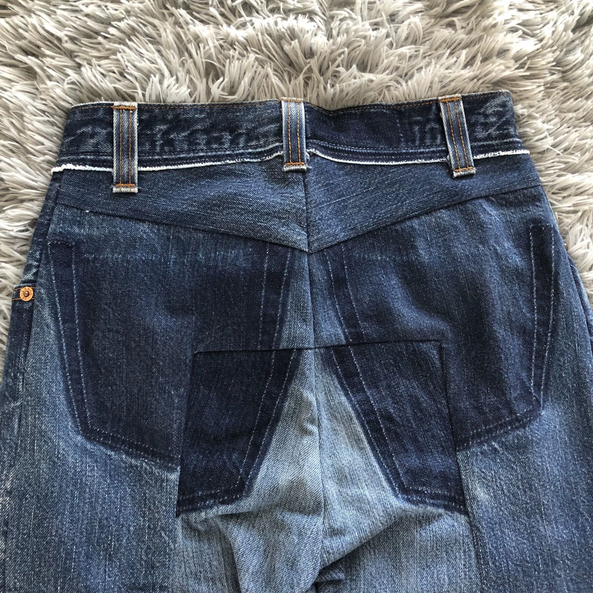 Vetements Vetements High-Waist Cropped Patchwork Jeans Size US 26 / EU 42 - 5 Thumbnail