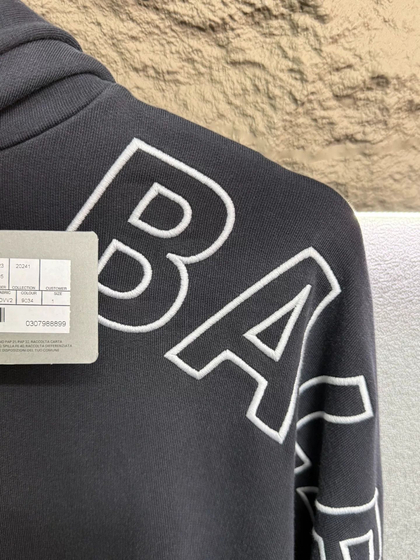 Balenciaga Balenciaga Side Logo Embroidered Sweater Size US M / EU 48-50 / 2 - 4 Thumbnail