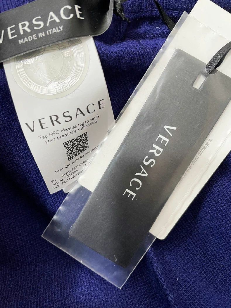 Versace VERSACE Men's Wool Cashmere Knit Pants Size US 44 / EU 60 - 7 Thumbnail