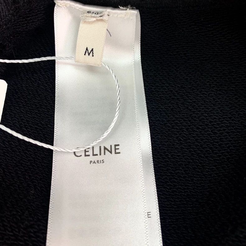 Celine Celine Black Logo Cotton Sweatpants Size US 38 / EU 54 - 7 Thumbnail