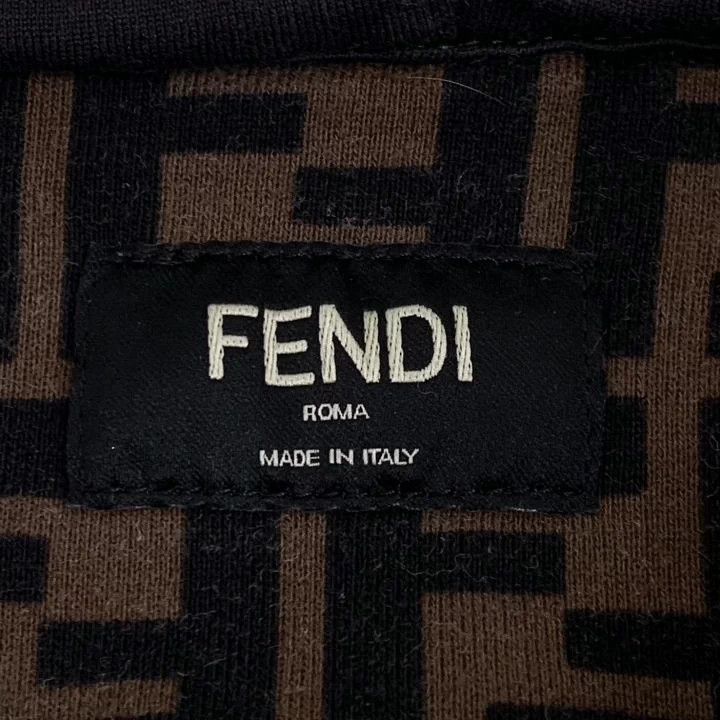 Fendi Fendi Brown Logo Print Hoodie Sweatshirt Size US L / EU 52-54 / 3 - 5 Thumbnail