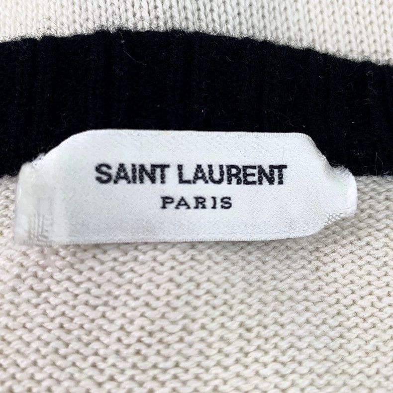 Saint Laurent Paris Saint Laurent Beige Knit Cardigan Coat Size US M / EU 48-50 / 2 - 5 Thumbnail