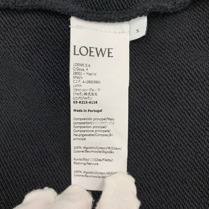 Loewe Loewe Black Logo Hoodie Sweatshirt S Size US S / EU 44-46 / 1 - 7 Thumbnail
