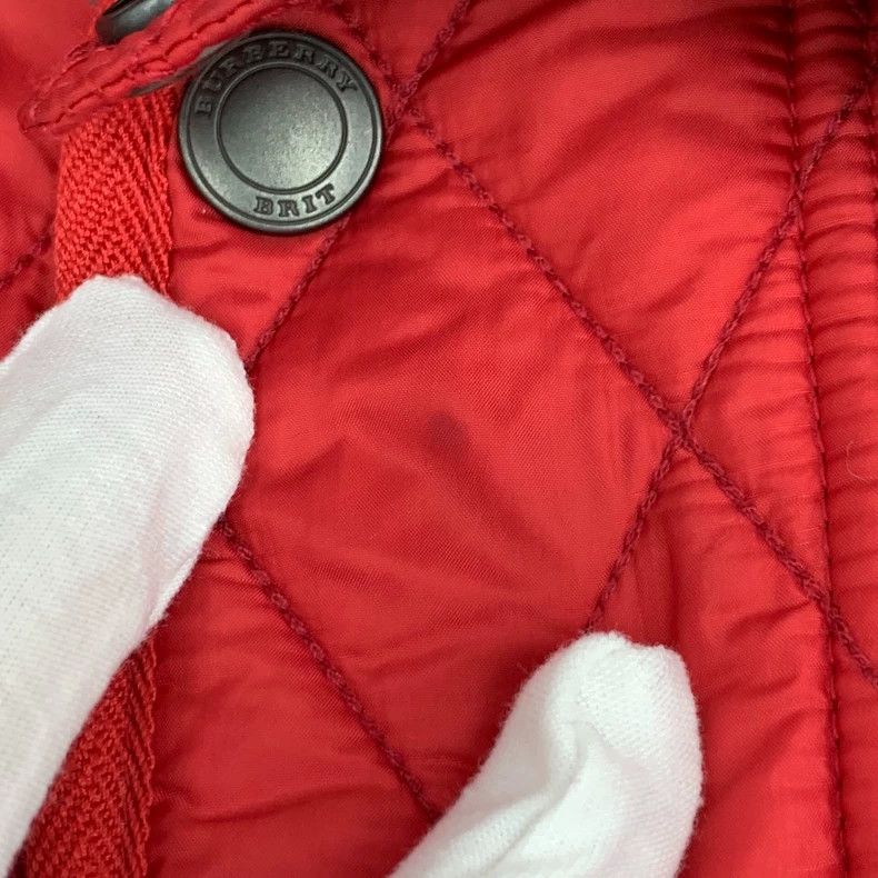 Burberry Burberry Red Quilted Cotton Coat S Size US S / EU 44-46 / 1 - 9 Thumbnail