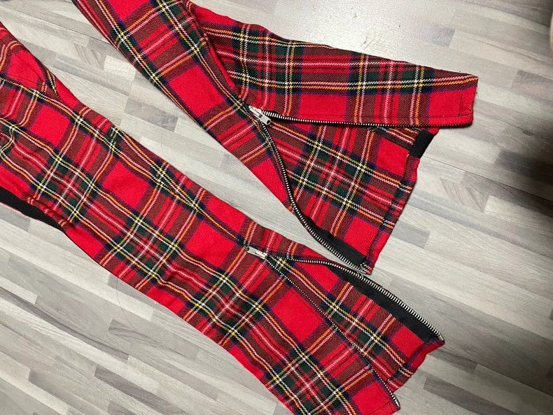 Fear of God FOG Fear Of God Red Plaid Track Pants Size US 30 / EU 46 - 2 Thumbnail