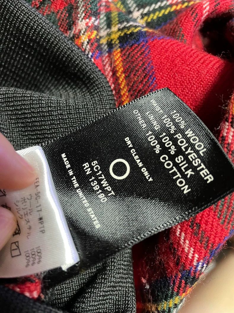 Fear of God FOG Fear Of God Red Plaid Track Pants Size US 30 / EU 46 - 4 Thumbnail