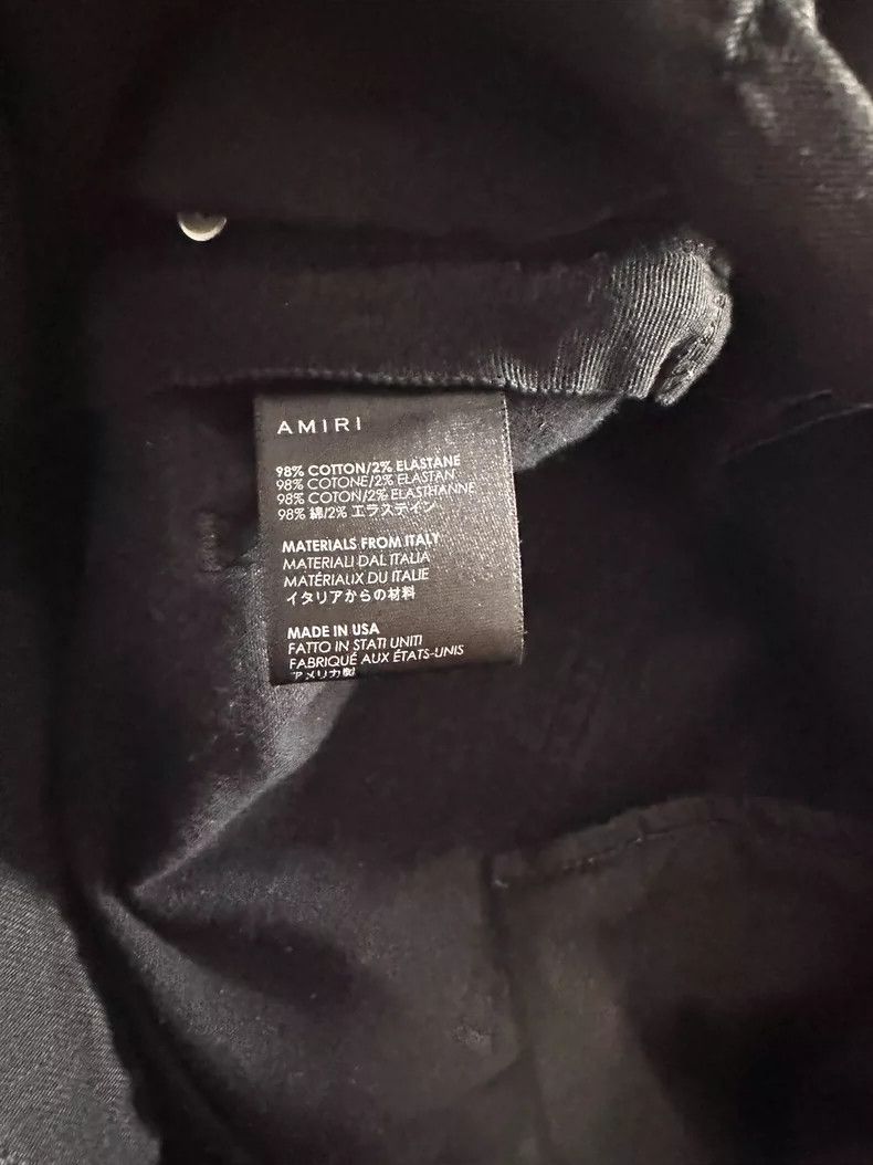 Amiri AMIRI Black Ripped Slim Fit Jeans Size US 29 - 5 Thumbnail