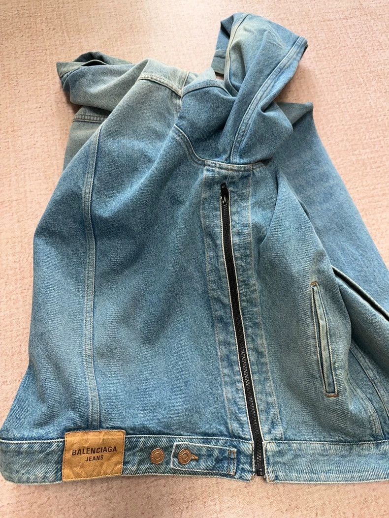 Balenciaga Balenciaga Single-Breasted Denim Jacket Size US M / EU 48-50 / 2 - 7 Thumbnail