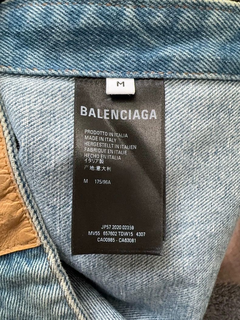 Balenciaga Balenciaga Single-Breasted Denim Jacket Size US M / EU 48-50 / 2 - 6 Thumbnail