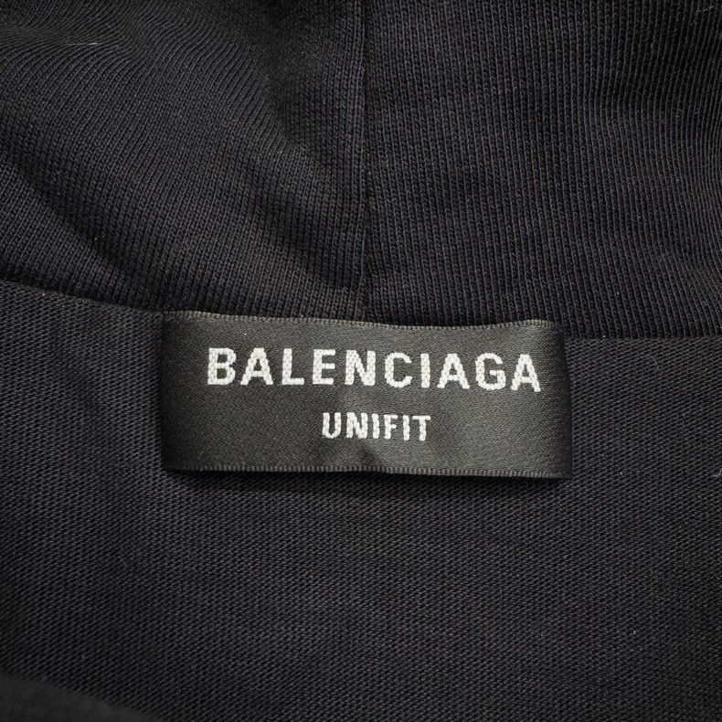 Balenciaga Balenciaga Distressed Print Hoodie Size US XXS / EU 40 - 2 Thumbnail