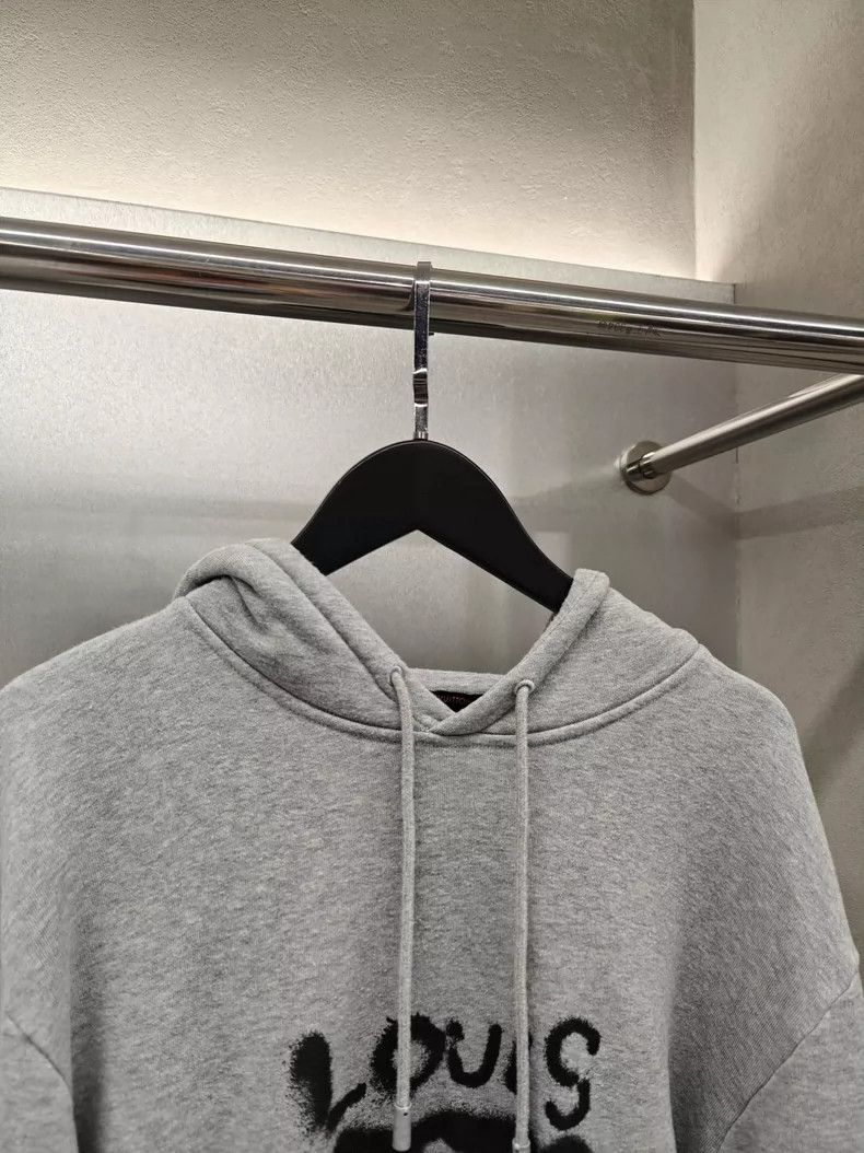 Louis Vuitton Louis Vuitton Gray Ink Portrait Hoodie Size US S / EU 44-46 / 1 - 4 Thumbnail