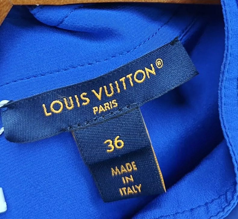 Louis Vuitton LV Klein Blue Long Sleeve Shirt Size US M / EU 48-50 / 2 - 3 Thumbnail