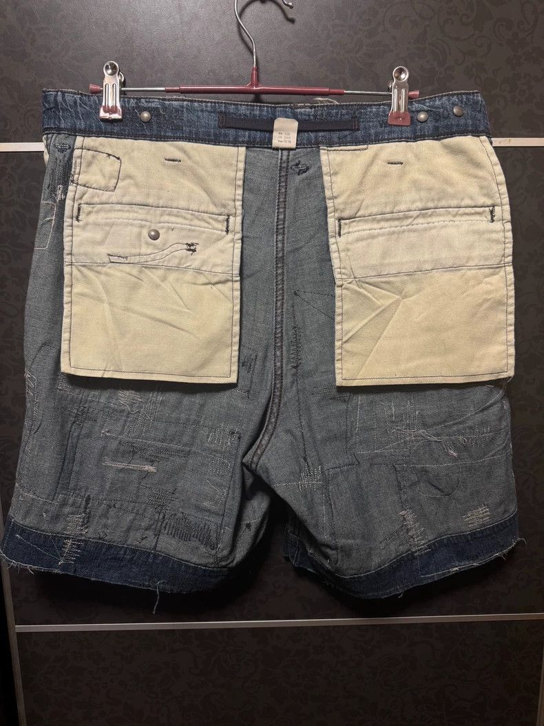 RRL Ralph Lauren RRL 2022 Patchwork Denim Shorts W30 Size US 30 / EU 46 - 6 Thumbnail