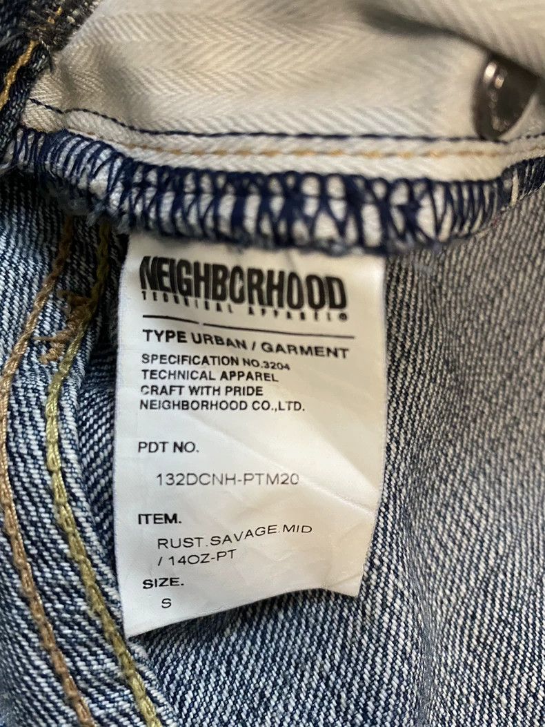Neighborhood NBHD 13AW Blue Rust Denim Jeans Size US 38 / EU 54 - 6 Thumbnail
