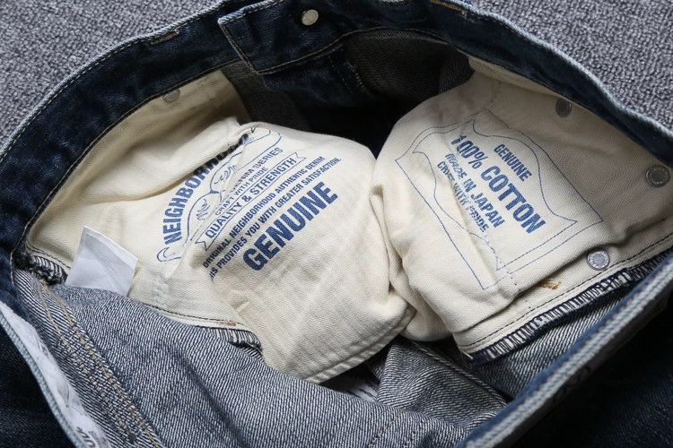 Neighborhood NBHD 16AW Distressed Patch Denim Blue M Size US 29 - 7 Thumbnail