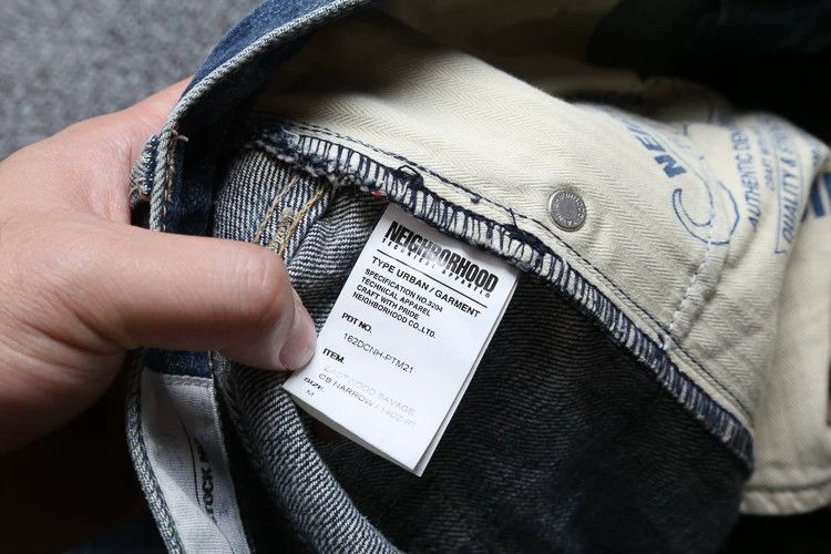 Neighborhood NBHD 16AW Distressed Patch Denim Blue M Size US 29 - 9 Thumbnail
