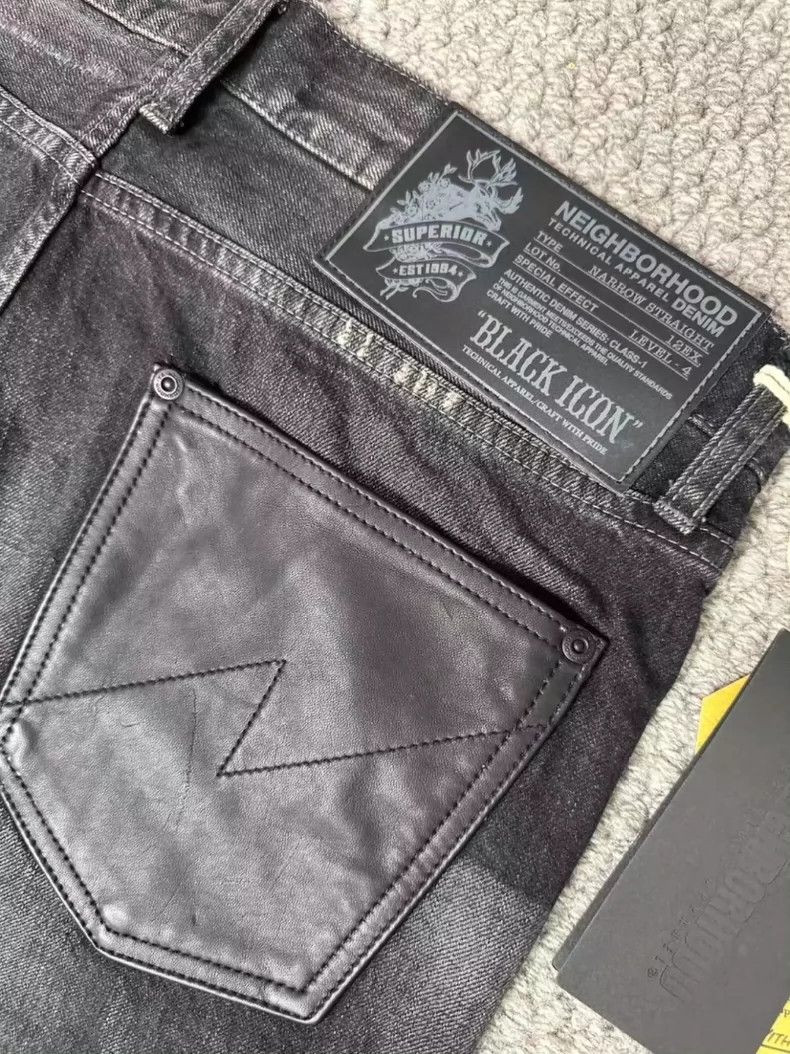 Neighborhood NEIGBORHOOD Black Denim Pants Size US 36 / EU 52 - 7 Thumbnail