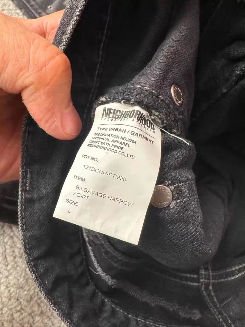Neighborhood NEIGBORHOOD Black Denim Pants Size US 36 / EU 52 - 5 Thumbnail