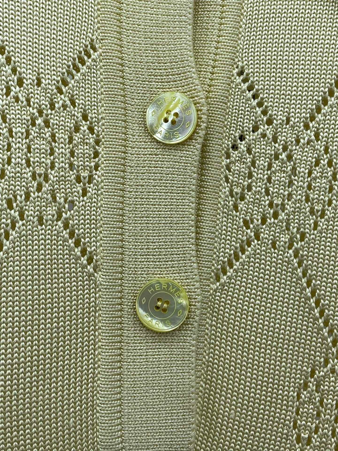 Hermes Hermes Cutout Pattern Polo Dress Size US XS / EU 42 / 0 - 3 Thumbnail