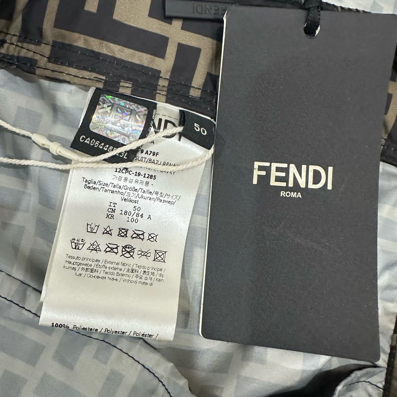 Fendi Fendi Monogram Nylon Drawstring Shorts Size US 34 / EU 50 - 5 Thumbnail