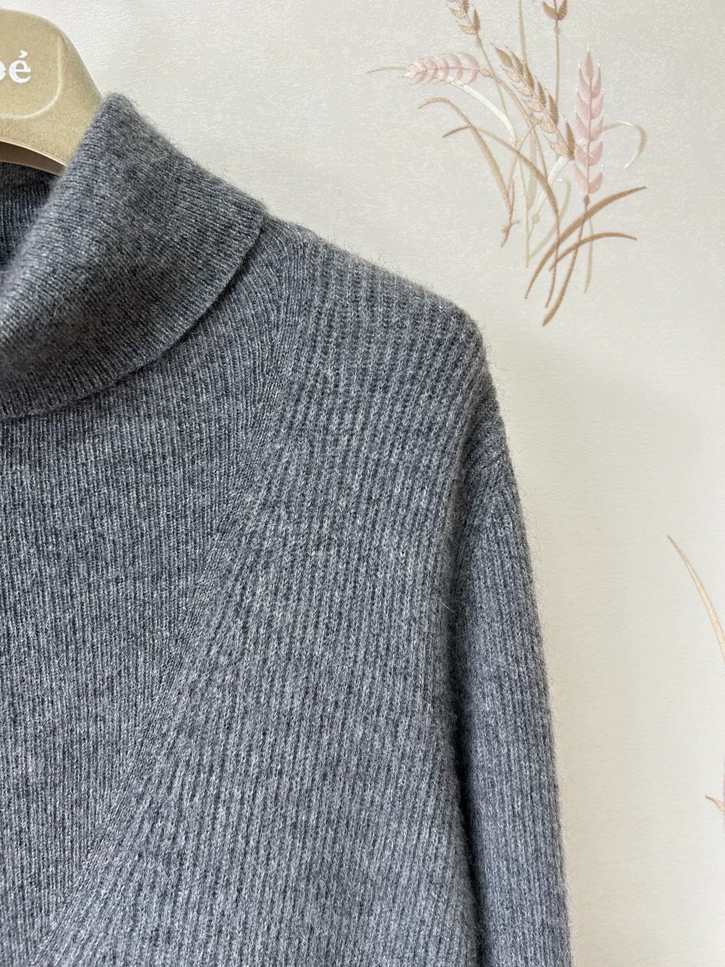 The Row The Row Gray Cashmere Turtleneck Dress Size US M / EU 48-50 / 2 - 3 Thumbnail