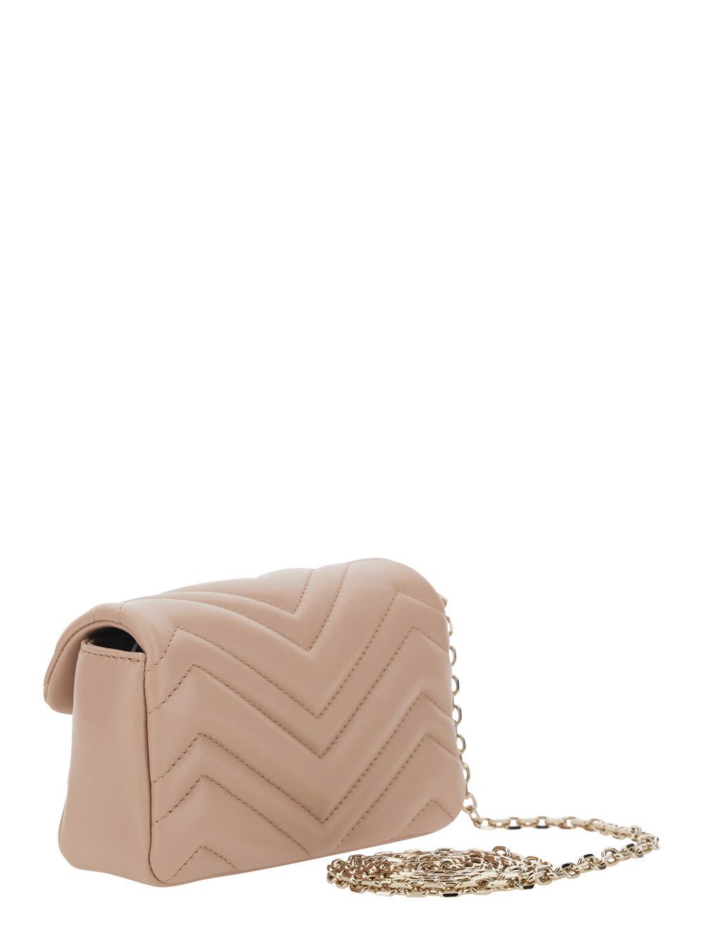 Gucci Pink Mini 'Ophidia' Bag with Chain Strap and GG Plaque on Front in Leather for Women Size ONE SIZE - 3 Thumbnail