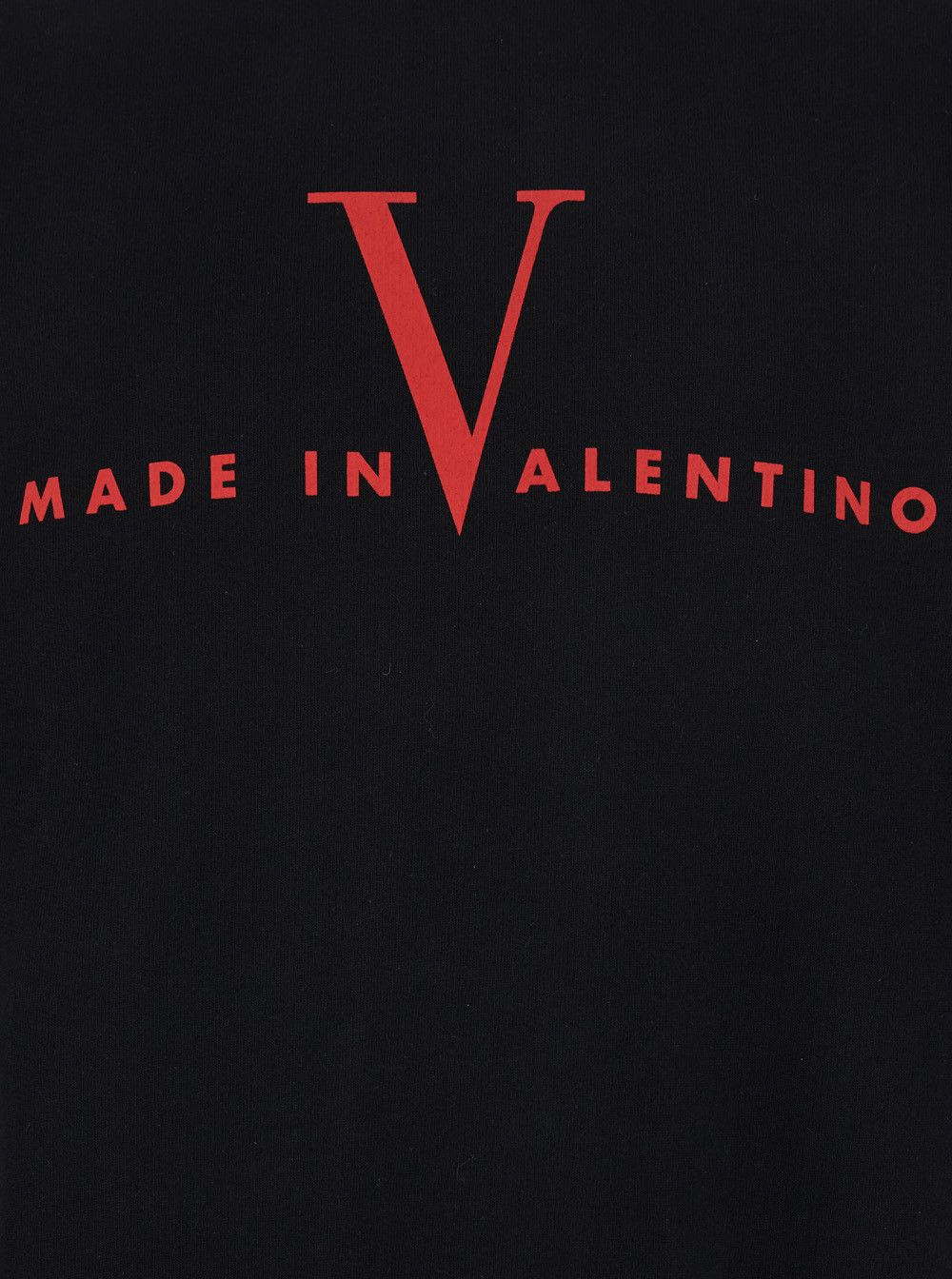 Valentino Sweatshirt with Logo Print on the Front and Dropped Shoulders in Black Cotton for Men Size US L / EU 52-54 / 3 - 3 Thumbnail