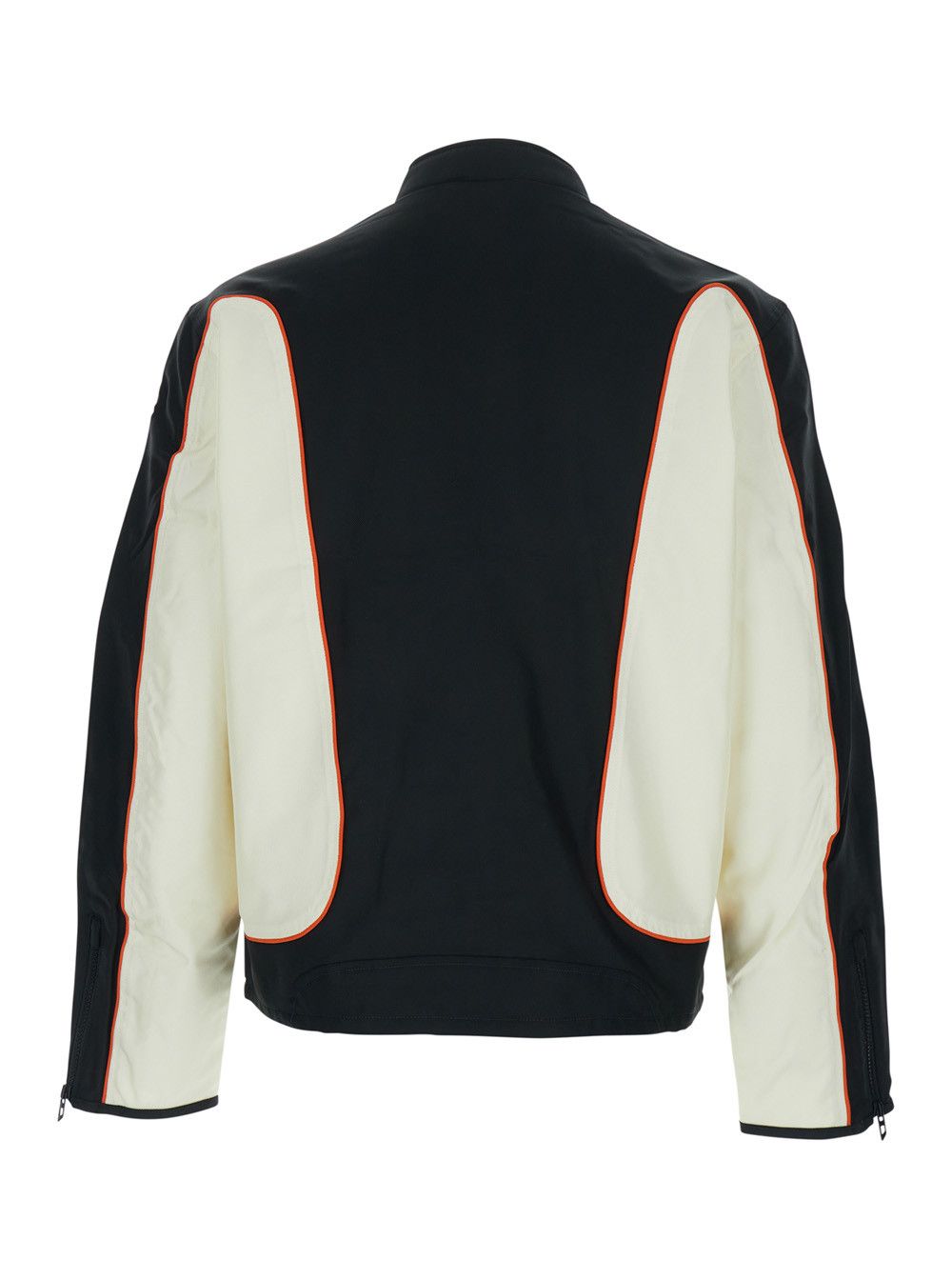 Diesel J-BLINK-WRD Jacket White/Black with Front Closure in Tech Fabric for Men Size US M / EU 48-50 / 2 - 2 Thumbnail