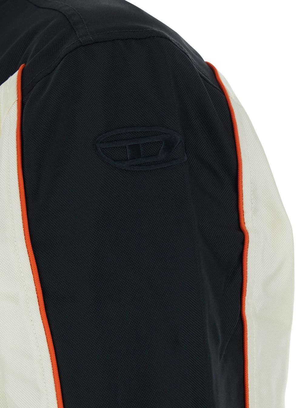 Diesel J-BLINK-WRD Jacket White/Black with Front Closure in Tech Fabric for Men Size US M / EU 48-50 / 2 - 3 Thumbnail