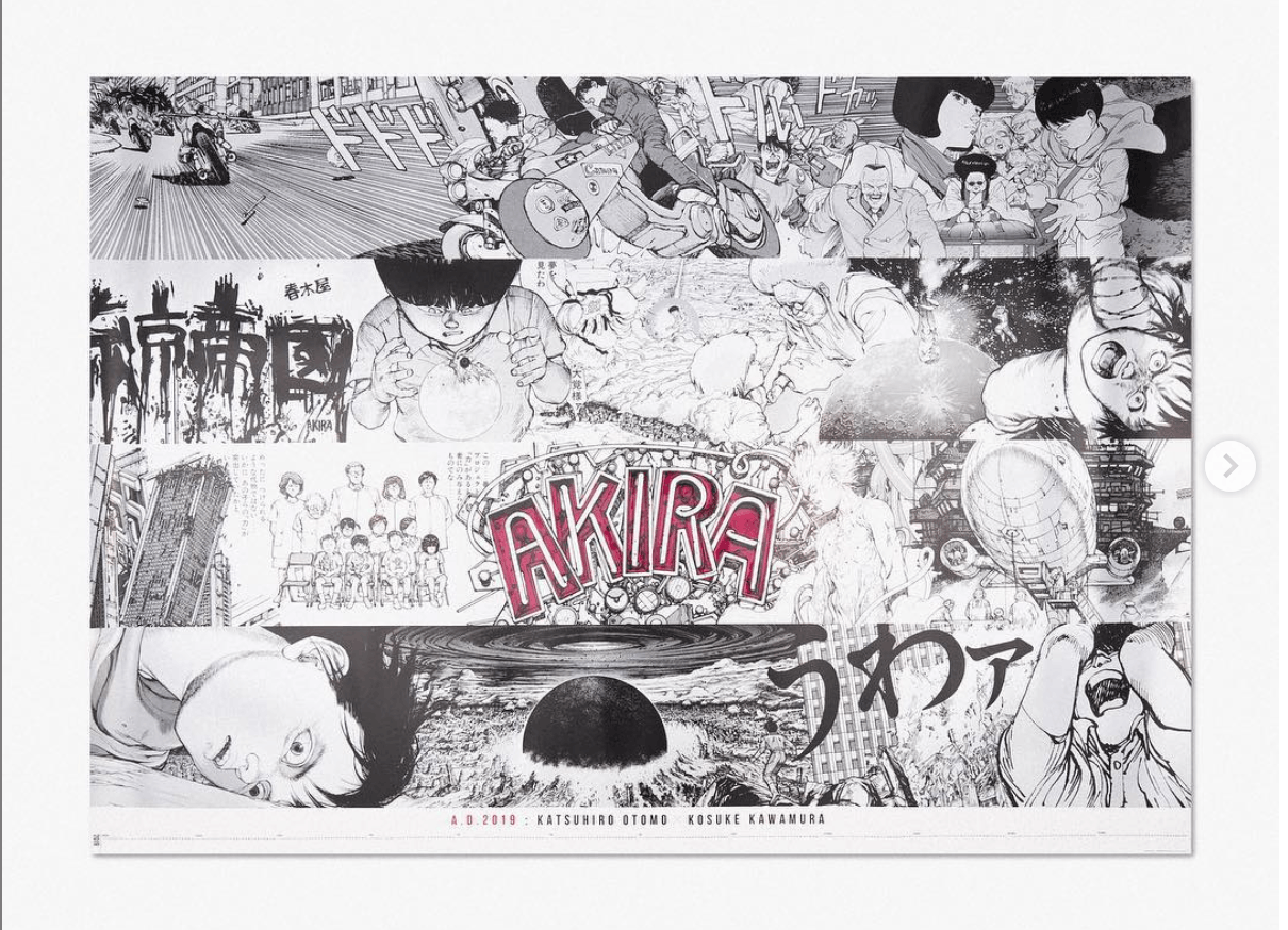 Hypebeast Hypefest Akira A.D. 2019 Art Wall Calendar (SIGNED