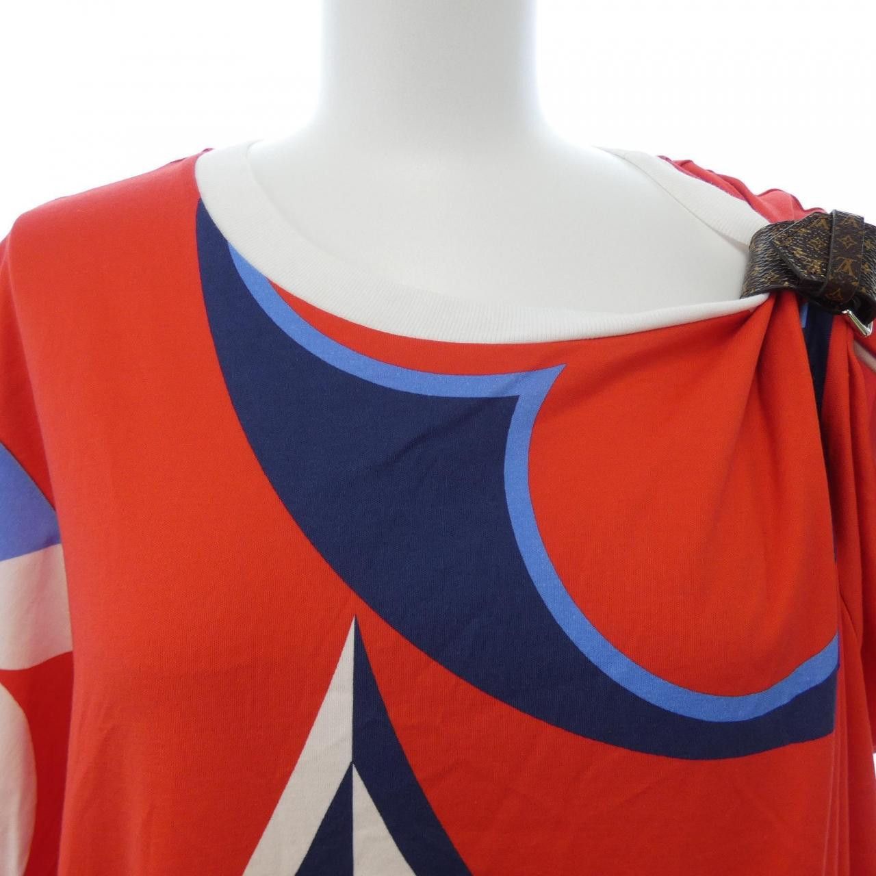 Louis Vuitton Louis Vuitton Louis Vuitton Dress Cotton Dresses FKDR55ZZY DUTY FREE for USA Size ONE SIZE - 6 Thumbnail