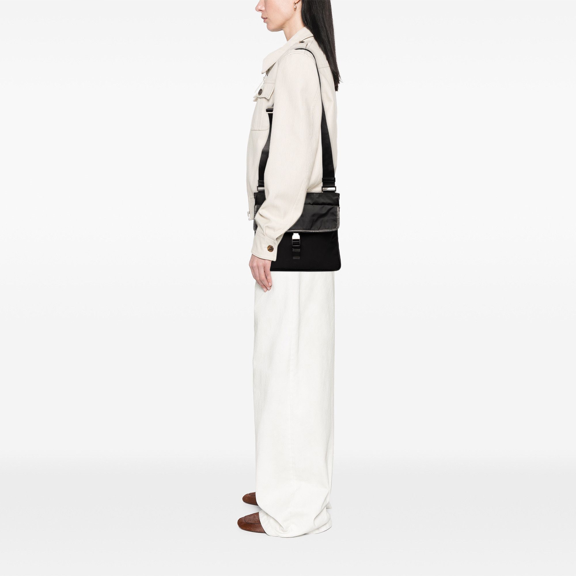 Prada Prada Tessuto Zip Top Crossbody Size ONE SIZE - 6 Thumbnail