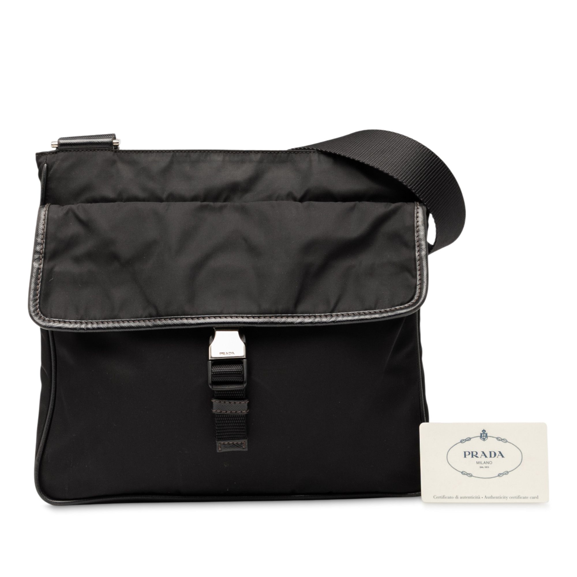 Prada Prada Tessuto Zip Top Crossbody Size ONE SIZE - 7 Thumbnail