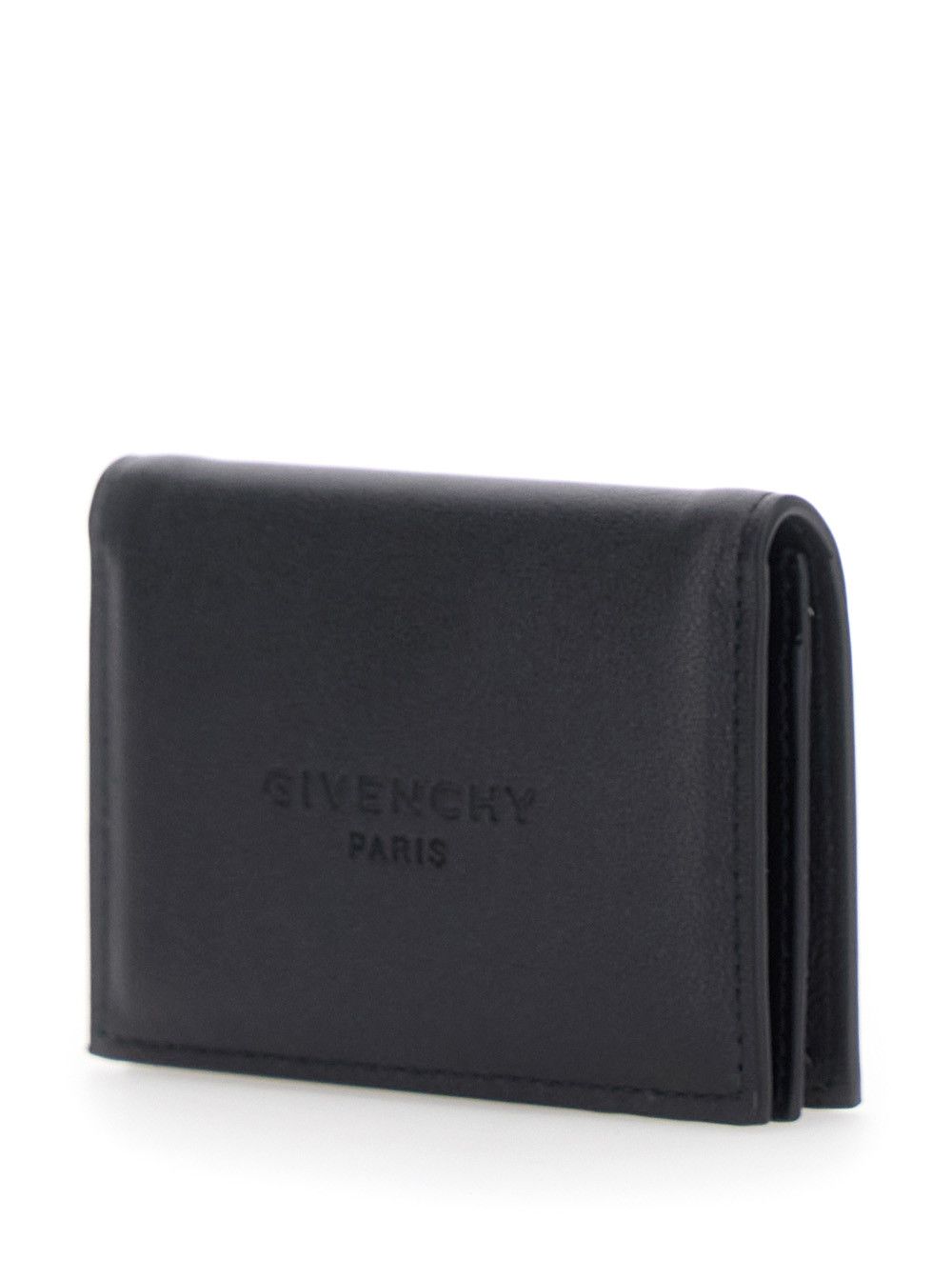 Givenchy Cardholder 'Antigona' with Logo Lettering Embossed on the Front in Black Leather for Men Size ONE SIZE - 2 Thumbnail