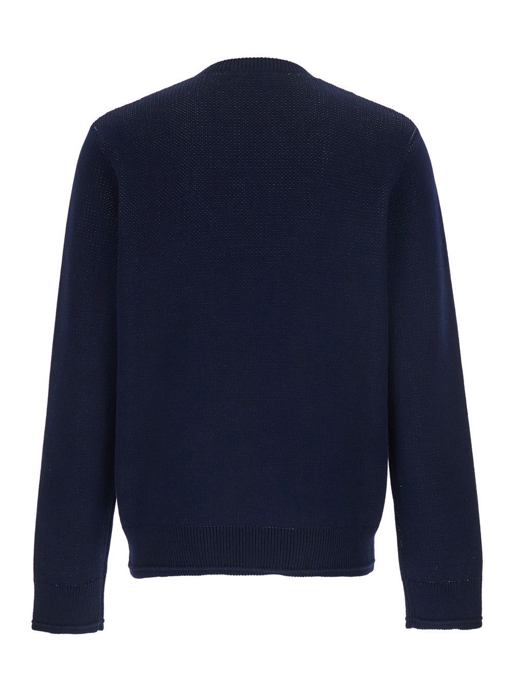 Givenchy Blue Crew Neck Sweater with Logo Lettering on the Front in Cotton for Men Size US L / EU 52-54 / 3 - 2 Thumbnail