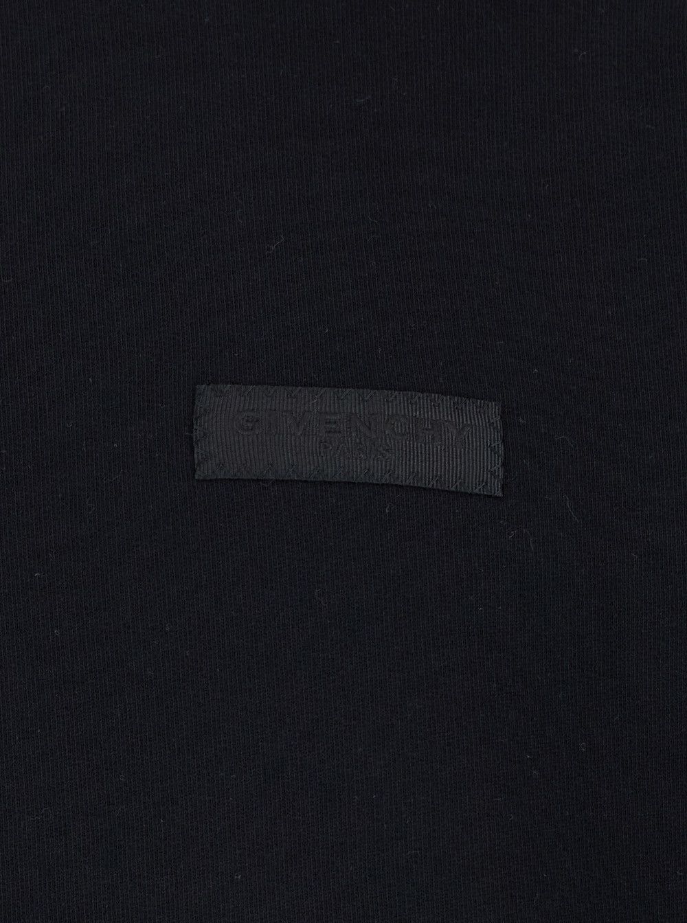 Givenchy Black Crewneck Sweatshirt with Logo Patch on the Front in Cotton for Men Size US XL / EU 56 / 4 - 3 Thumbnail