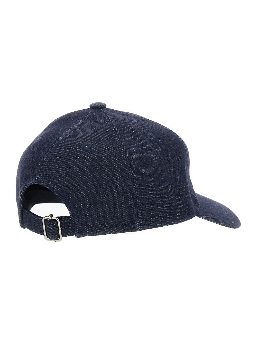 A.P.C. Blue Baseball Cap with logo lettering on the front in Cotton for Men Size ONE SIZE - 2 Thumbnail