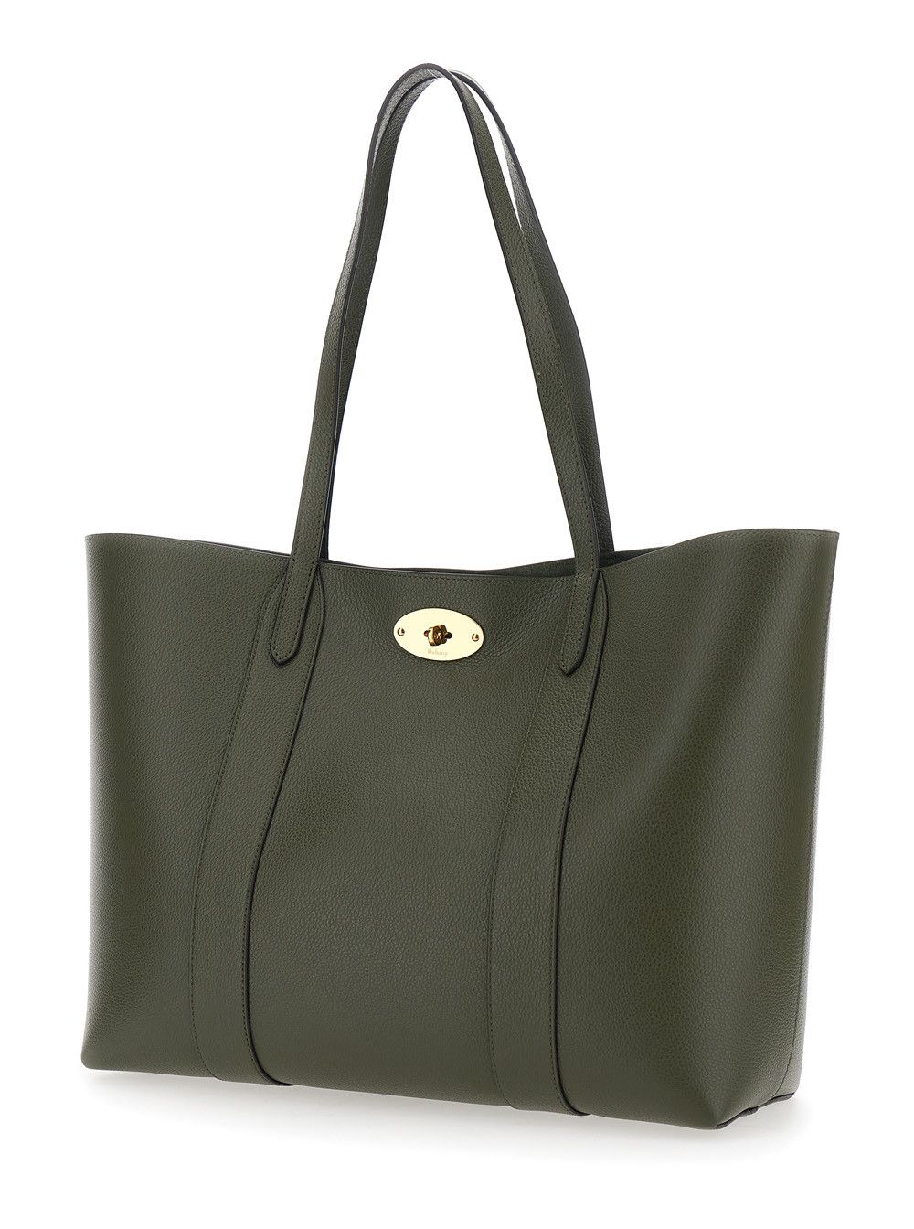 Mulberry Bayswater Tote Bag with Turnlock Closure on the Front in Green Leather for Women Size ONE SIZE - 2 Thumbnail