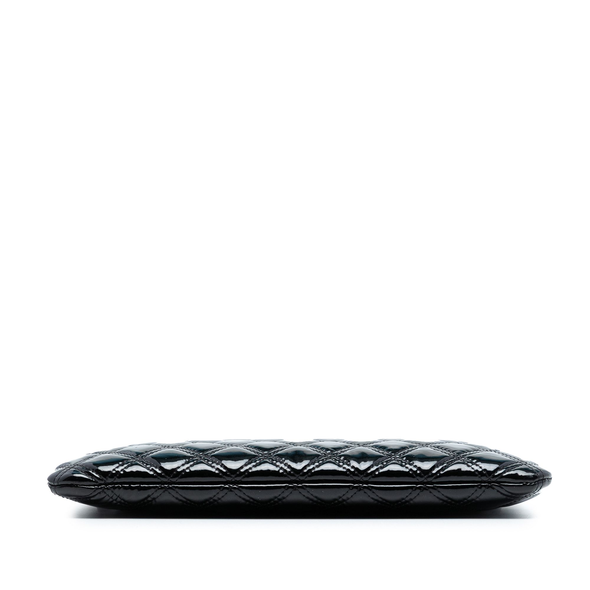 Chanel Chanel Medium Quilted Patent Double Stitch O Case Clutch Size ONE SIZE - 3 Thumbnail